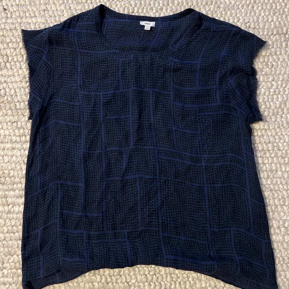 Vince Print Top